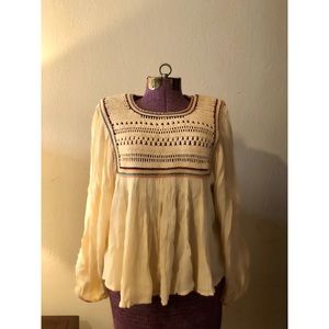 Antik Batik Crochet Blouse